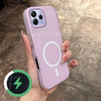 เคสโทรศัพท์สำหรับ Redmi Note 14 4G/14S เคสนิวนวัตซ์กันกระแทก รองรับการชาร์จไร้สาย พร้อมวงแหวนแม่เหล็