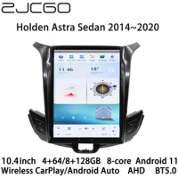 ZJCGO Car Multimedia Player Stereo GPS Radio Navigation NAVI Android 11 Screen for Chevrolet Cruze Holden Astra Sedan 2014~2020