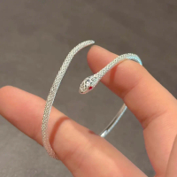Red-Eyed Snake Bracelet for Women, Ins-style Versatile Niche Design, Fashionable and Unique, Adjusta
