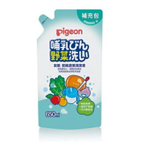 貝親Pigeon 奶瓶蔬果清潔液補充包650ml