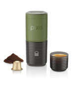 เครื่องชงกาแฟพกพา Pixapresso Electric Portable Espresso Maker ใช้ได้ทั้งกาแฟบดและแคปซูล สีเขียว