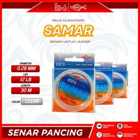 SENAR RELIX NUSANTARA SAMAR 100% FLUOROCARBON | TAHAN GESEK & LEBIH NATURAL DI AIR | SENAR LEADER 12