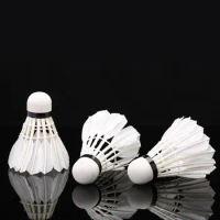 3 Badminton Shuttlecocks Badminton Birdies White Professional Badminton Ball for Indoor Game Practice Sport Shuttle