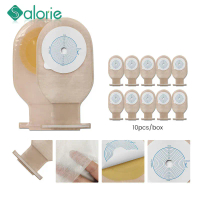 Salorie 10 ชิ้น Colostomy กระเป๋า Drainable Stoma กระเป๋าขนาดตัด 20-65 มม.Ostomy Strong ทนทานชั้น ขา