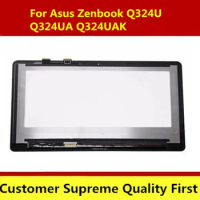 13.3'' For Asus Zenbook Q324U Q324UA Q324UAK LCD Screen Display Panel Touch Digitizer Glass Assembly 3200*1800 1920*1080 4K UHD