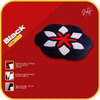 Black Rose Tufting Rug by Yes