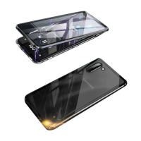 【Didoshop】小米8 雙面鋼化玻璃磁吸式手機殼 手機保護殼(WK049)