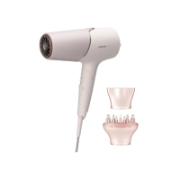 【Philips 飛利浦】智能護髮礦物負離子吹風機-玫瑰粉霧(BHD538/01)