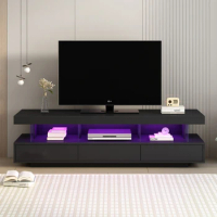 Modern design TV cabinet, living room TV bracket, TV cabinet with LED light, storage cabinet, media console, pendulum table