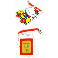 §A-mon日本雜貨屋§日本帶回來*Sanrio凱蒂貓Hello Kitty悠遊卡套*識別證套*車票夾 行李箱吊牌