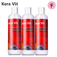 Keravit Formaldehyde Free 3pcs Brazilian Hair Keratin Treatment Moisturizing Treatment For Hair Care Hair Salon At home