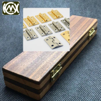 2pcs kimxin sales 18*25mm 4 hole small hinges Hardware for wooden boxes Watch box/Collection box/Make-up box hinge Free shipping