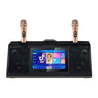 High Quality Black Professional Microphone Touch Screen Karaoke Player System With Cheap Price