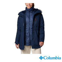 Columbia哥倫比亞 女款-Omni Tech防水極暖兩件式外套-深藍 UWK52270NY/IF