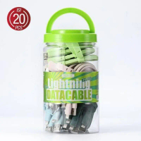 Kabel data compatible for Robot RGL100   Lightning iPhone iPad Pro Max Mini 1 Toples Isi 20pcs