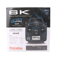 FUTABA T6K Remote Controller 8 Channal 2.4G Two-way Transmisson V2.0 Software 6ch with R3006SB Receive