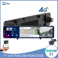 Android 8.1 ADAS Car Mirror Rear Camera Video Recorder 4G Dash Cam for Car DVR black box Parking Dashboard GPS RAM 2GB ROM 32GB