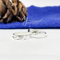cincin tunangan pernikahan cincin couple perak emas palladium platinum