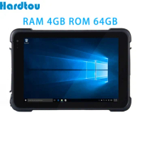 8 Inch Windows 10 Home Rugged Barcode Tablet PC RAM 4GB ROM 64GB Hardtou Industrial Computer LT86I