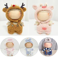 Handmade Doll Clothes Potato chips Cos Gift Doll Pajamas for Macaron Labubu Time To Chill Filled Labubu Camisole Pants