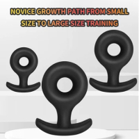 3 Sizes Anal Plug Safe Silicone Round Anal Butt Plug for Men and Women Anal Plug Sex Tooys Anus Trainer Anal Toy 18