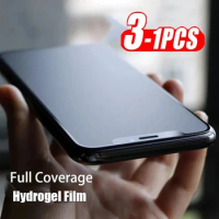 3PCS For LG G8 G8S G8X V30 G7 ONE Fit Plus ThinQ Full Cover Matte Hydrogel Film Screen Protector LG Q51 Q61 Q7 G6 V40 V50 Film