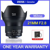ZEISS Milvus 21mm f2.8 Full-frame Lens for Canon EF Nikon F SLR Camera Like 5D SL3 T7 D750 D810 D3x D610 Df Z CAM E2-F6 F8 S6