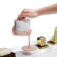 【日本SP SAUCE】壁掛黏貼式洗面乳起泡器2組裝