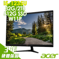 Acer宏碁 Aspire C27-1700 (i5-1235U/32G/512SSD+2TB/W11P)
