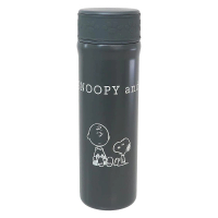 【Kamio】SNOOPY史努比 不鏽鋼保溫杯隨手瓶 400ml 史努比&amp;查理布朗 知心好友(餐具雜貨)(保溫瓶)