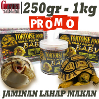 PAKAN PELET SMALL BABY BITES TINGGI SERAT NUTRISI BABY SULCATA SULKATA MAKANAN KURA DARAT TORTOISE F