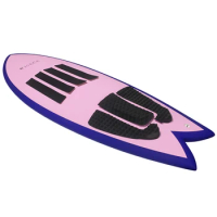 Surfing Traction Tail Pads Skimboard Arch Bar Center Deck Grip 4-Pieces Front Traction Pad for All Boards
