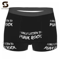 Punk Rock Underwear Teen Print Funny Trunk Pouch Hot Polyester Boxer Brief