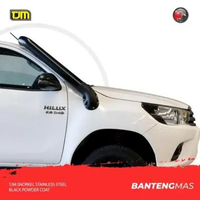 TJM Snorkel Stainless Steel Black Powder Coat for Hilux 2020-On