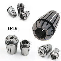Mengapit ER16, Collet Spring 1 ~ 9.5mm, untuk Alat Pelarik Pengilangan CNC, Mesin Ukiran, Dalam Stok