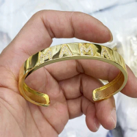 3 pieces High quality MAMA jewelry bangle Gold color metal bangle Jewelry bangle jewelry fashion bangle women jewelry 51464
