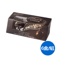 【Lindt 瑞士蓮】Lindor夾餡60%黑巧克力 3入*6盒(巧克力)