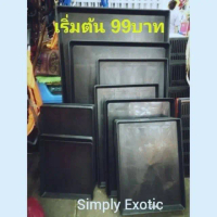[จัดส่งทันที] Plastic Tray for Pet Cages (Black) Size L 107*70*4.5 cm