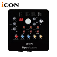 ICON upod nano Sound card Build-in ICON 16-DSP effect with control knob on the top panel +48V phantom power equipped