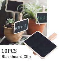 10pcs Mini Blackboard Papan Tulis Cafe Papan Tulis Mini Papan Tulis Menu Papan Tulis Kapur Kayu  Cli