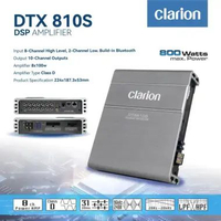 DSP Amplifier Clarion DTX 810S 10 CH output, 8 X 70W(AB) DSP Amplifier, External BT