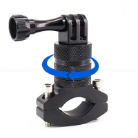 Metal Handlebar Stang Sepeda 360 Handle Bar Motor Roadbike Bracket Mounting for Action Cam GoPro DJI