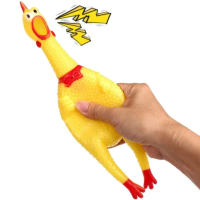 ATTRACTIVE  Pets Dog Toys Screaming Chicken Squeeze Sound Toy for Dogs Super Durable & Funny Squeaky