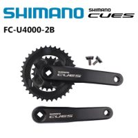 SHIMANO CUES FC-U4000-2B Crankset 2x11/10/9s Chainwheel 170 36-22T For MTB Q Factor 178mm Chain Cent