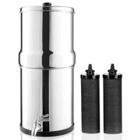 Portable Outdoor Camping Water Filter 304 Stainless Steel Gravity Water Purifier Filter