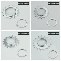 Bánh xe đạp Fixie 13t 14t 15t 16t 17t 18t Líp xe đạp Vòng khóa ren Khóa trung tâm Bánh Xe Đạp Thép c