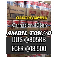 nestle carnation evaporasi susu cair 1dus 405gram carnation evaporasi 405grx48 1dus susu carnation