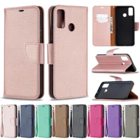 Luxury Wallet Magnetic Buckle Flip Leather Case for Huawei Y5 2018 Y6 P Y7 A Honor 7A 9X Lite 8S 9S 20S 10i 9A 8C 7C Y7 P Cover