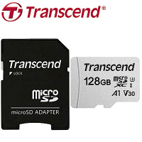Transcend 創見 300S 128G U3 microSDXC A1 V30記憶卡