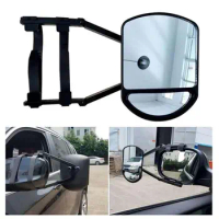 Car Side Mirror Car Blind Spot Mirror Wide Angle HD Glass Extension Towing Side Mirror Car Reversing Parking Helper